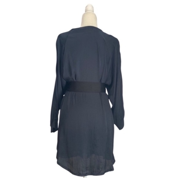 Enza Costa Dress with Tie Belt Long Sleeves - Picture 4 of 10